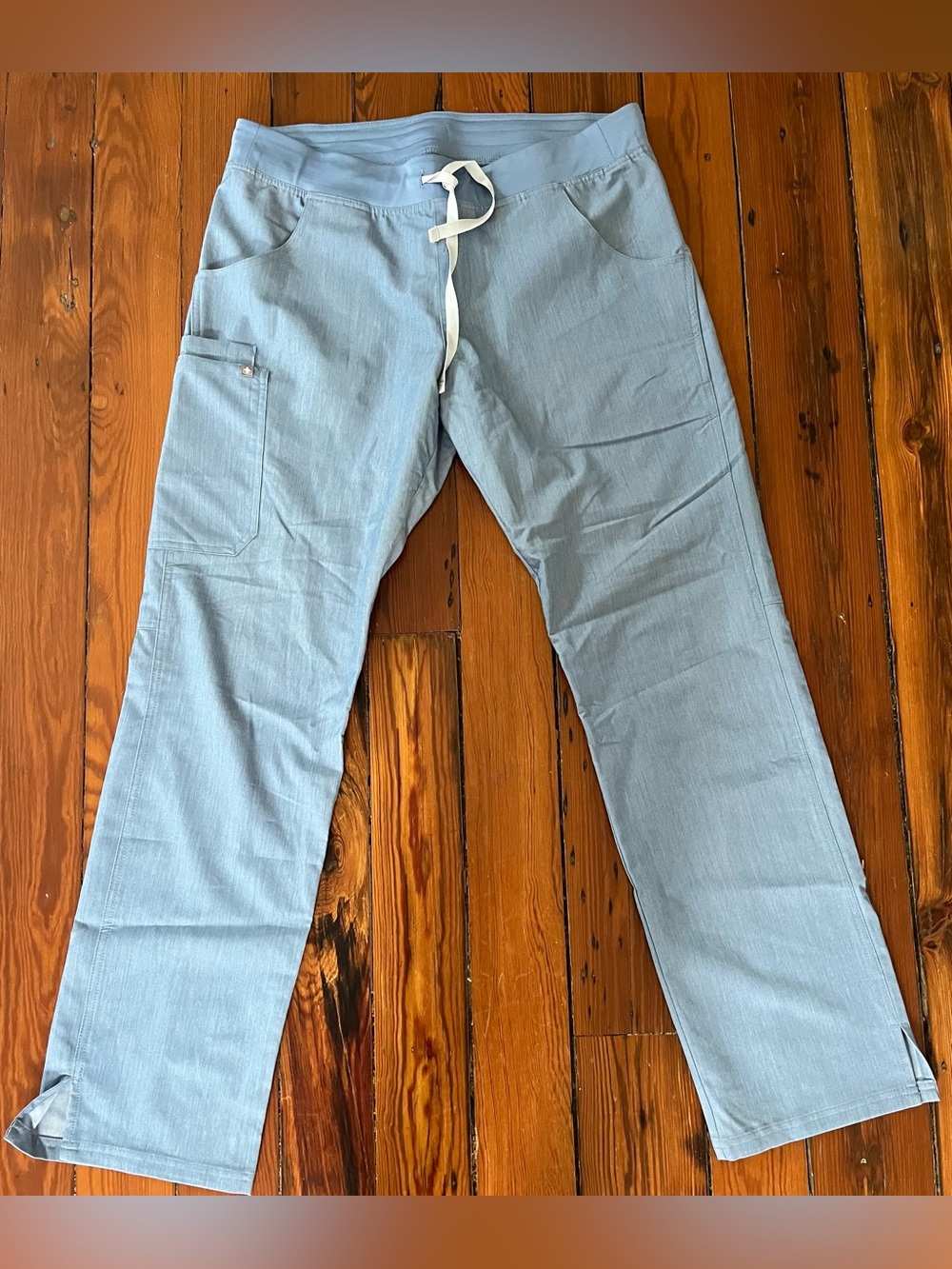 FIGS Heather Indigo Kade Straight Leg Scrub Pants - L/T (Large Tall) - NWOT